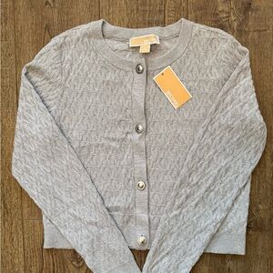 Michael Kors Heather Gray Knit Sweater